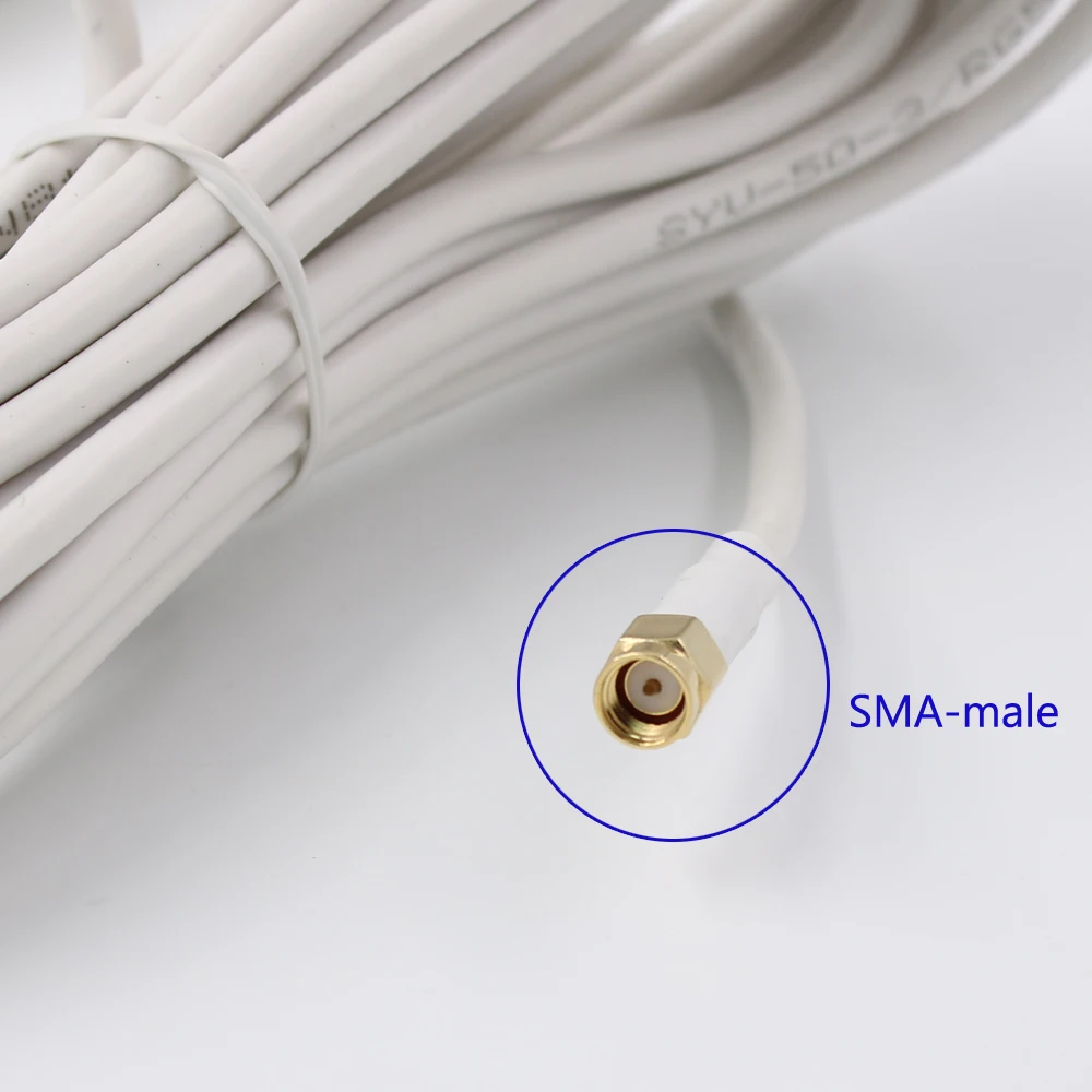 Уличная антенна 4G 3G lte с разъемом SMA типа папа большой радиус действия 20-25 дБи