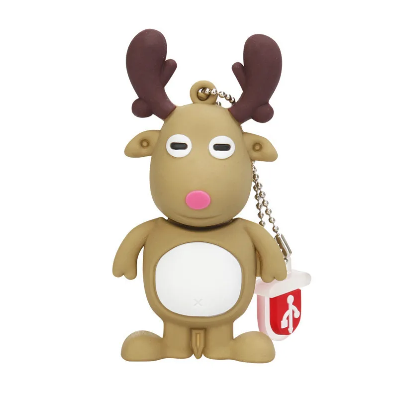 

Usb Flash Drive 128Gb Pendrive Cartoon Snowman Christmas Tree Gifts 64Gb 32Gb 16Gb 8Gb 4Gb Elk Deer Santa Claus Pen Drive