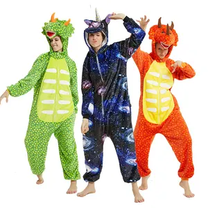 Новый kuguurumi взрослых Onesie кигуруми  кингуруми животных пижамы для женщин и девочек унисекс домашний комбинезон фланелевый зимний теплый уютный комбинезон Единорог одежда в виде динозавра