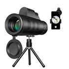 40*60 мощный монокулярный телескоп, дополнительный штатив и держатель смартфона, подходит для туризма и кемпинга