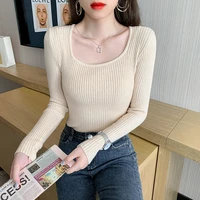 jumper pull femme womens sweaters 2021 autumn winter tops for women sweater knitted fashion top slim pullover hiver truien dames