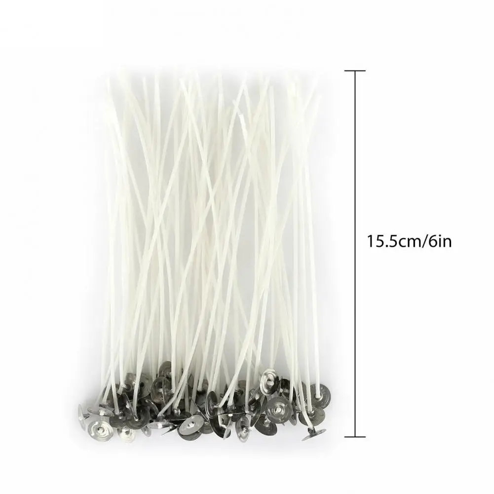 

100Pcs/Bag 8-20cm Cotton Wax Core Lampwick Safe Low Smoke Cotton Woven Wax Core Arts Crafts Sewing