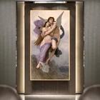 Картина маслом на холсте цитан, Вильям Адольфа буваре, Похищение психики,  художественный постер, картина, Настенный декор, украшение для дома