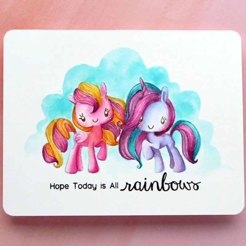 Художественные прозрачные штампы для мальчиков и девочек с Героями сказок