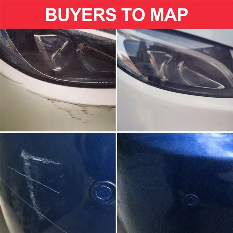 Автомобильные аксессуары для ремонта царапин + восковая пленка поверхности