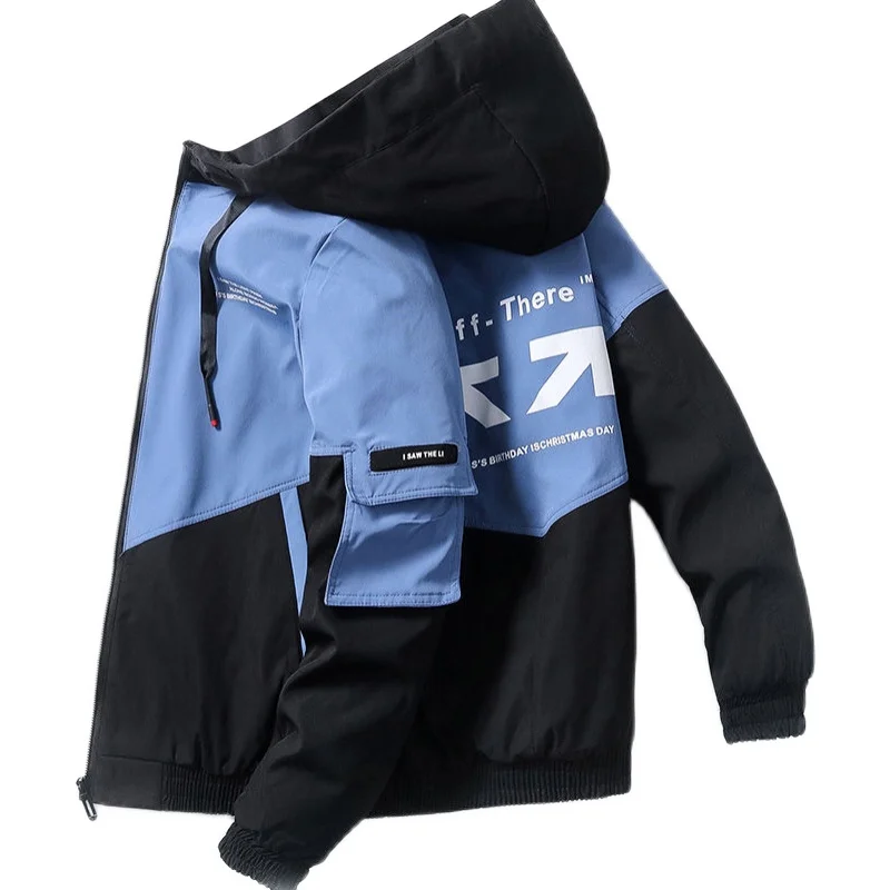 

Chaqueta reflectante para hombre y mujer, ropa de calle noctilucente, rompevientos, abrigos informales con capucha de hip hop