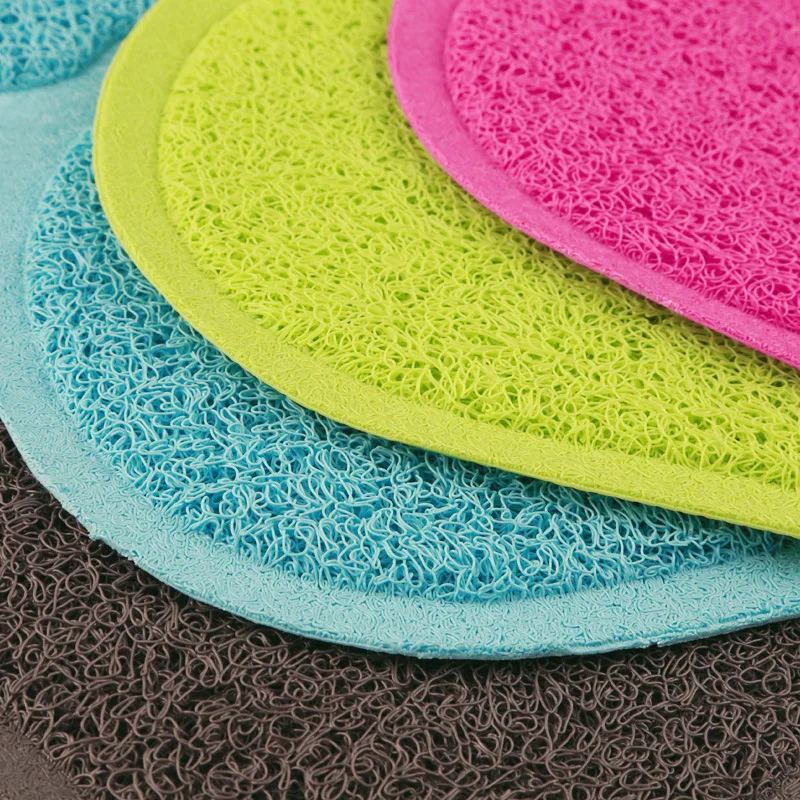 Коврик с рисунком лапы для домашних животных кошки гнезда туалета нескользящая