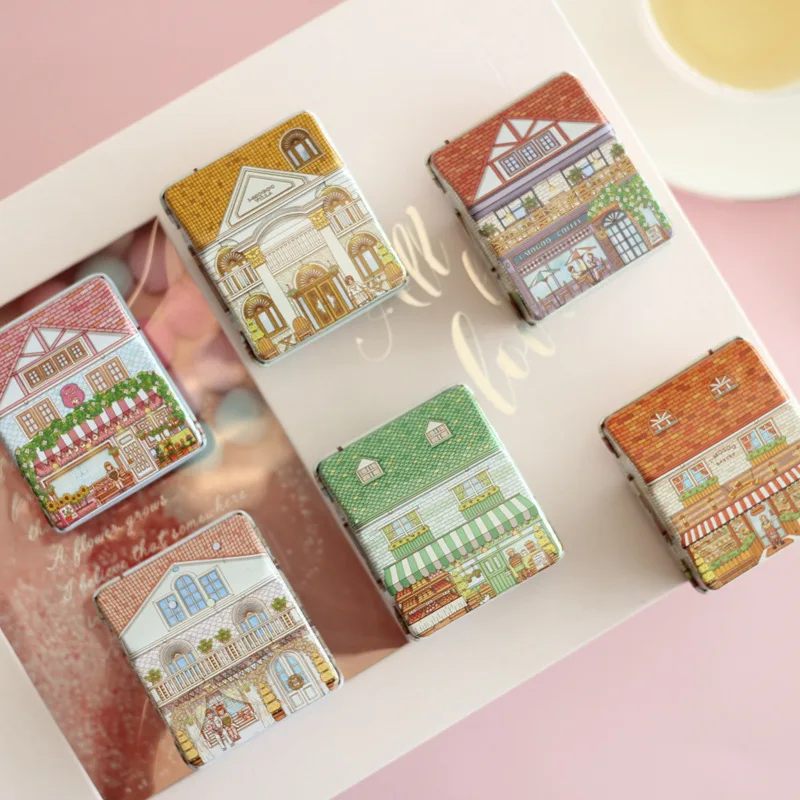 12 шт. жестяная коробка для конфет | Дом и сад