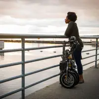 Трехколесный, складной электро велосипед#2