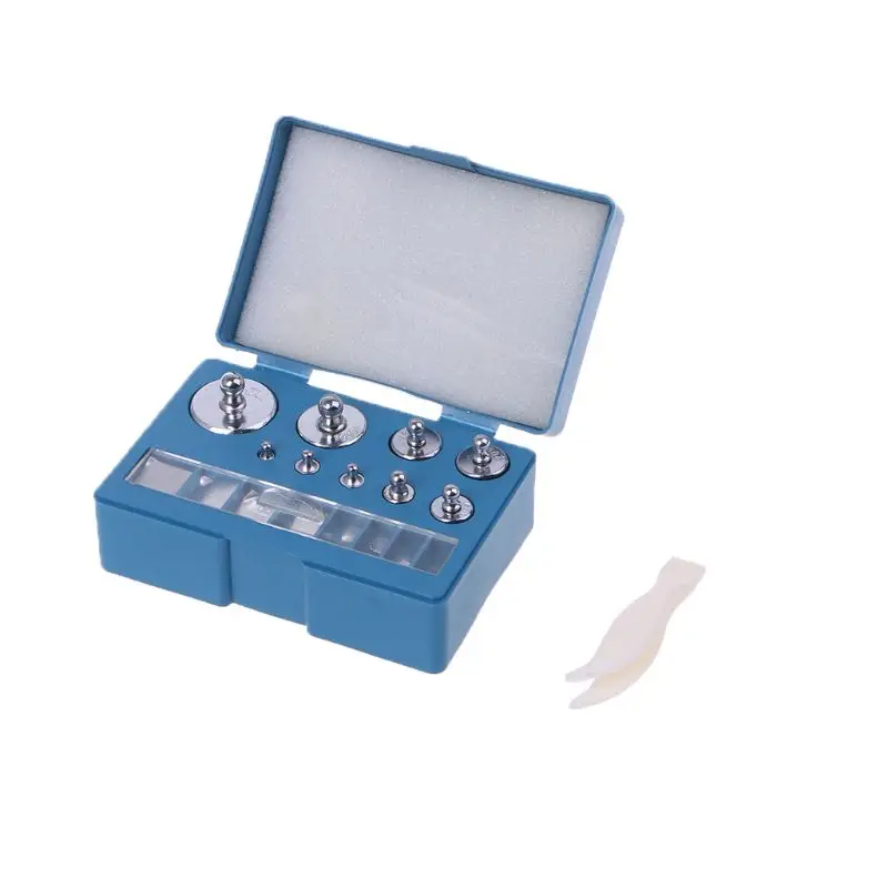 

17pcs Digital Scale Calibration Weight 10mg-100g Stainless Steel Precise Jewelry Scale Calibration Weight Set Tweezer Tools 32CC