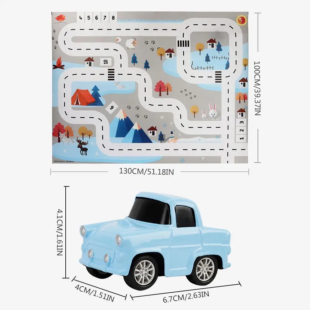Детский дорожный паркинг карта игровой коврик автомобильный с дорогой для детей