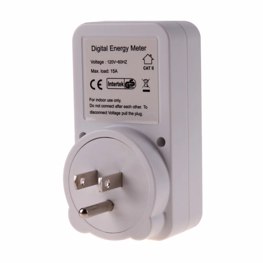 Digital Power Meter Watt Electricity Usage Monitor Socket Consumption Electric Energy US Plug | Электроника