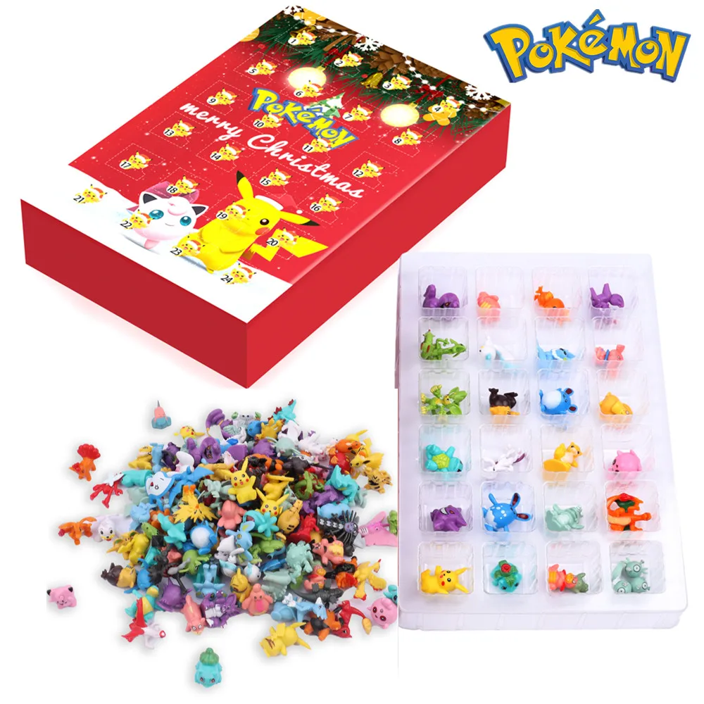 

Фигурки героев мультфильма «Покемон», 24 шт./коркор.