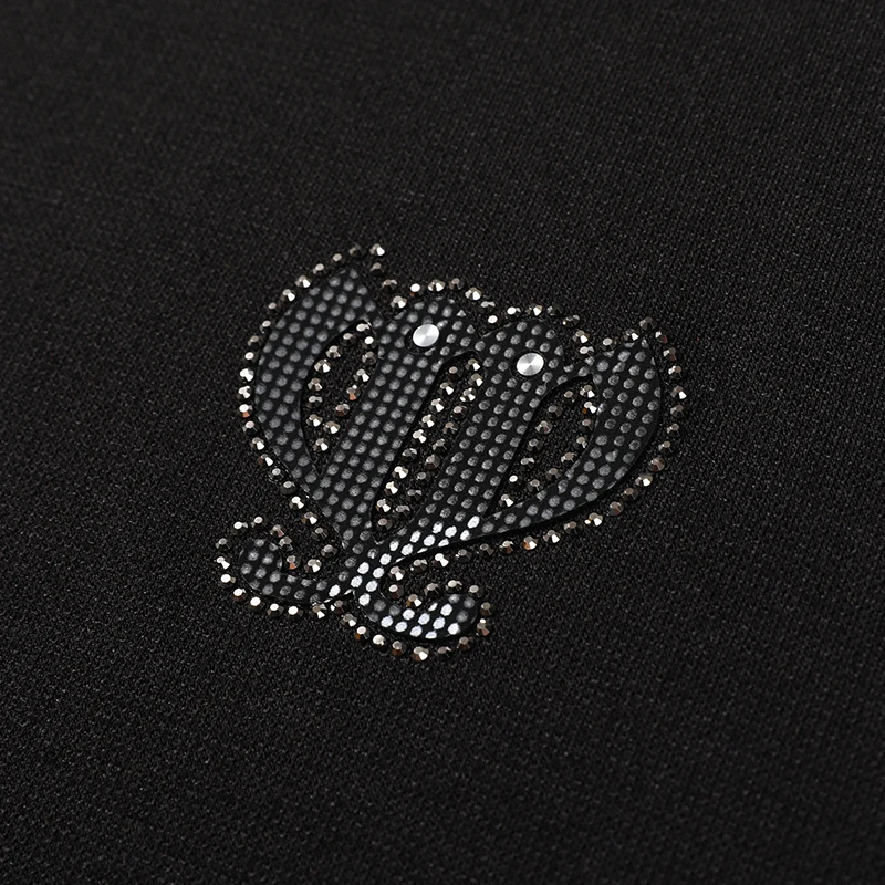 

Classic men's hoodie black embroidered hoodie spring and autumn new loose fashion casual men's wear