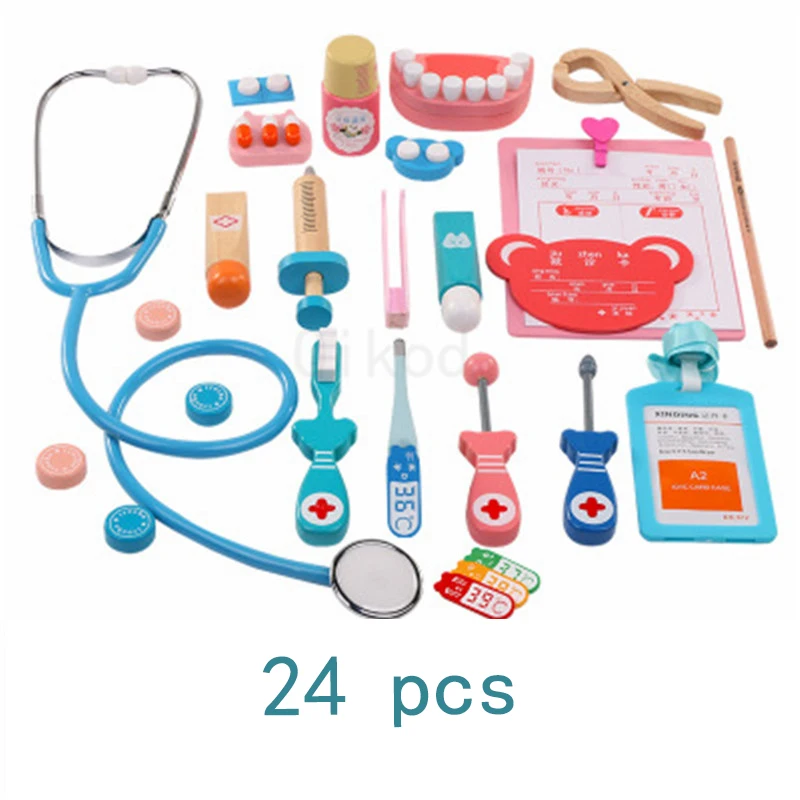 Развивающая деревянная 3D-головоломка Монтессори медицинская игрушка для