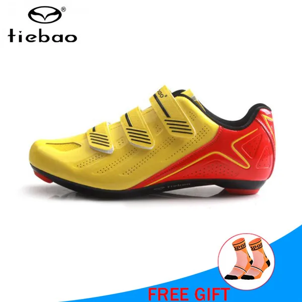 TIEBAO zapatillas deportivas mujer sapatos ciclismo estrada кроссовки для велоспорта обувь для велоспорта - Цвет: 1713 Y Road shoes