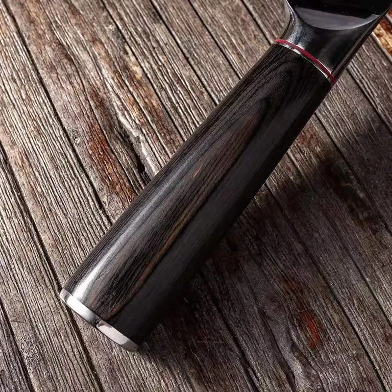 Поварской нож Nakiri из дамасской стали китайские умные ножи острый кухонный для