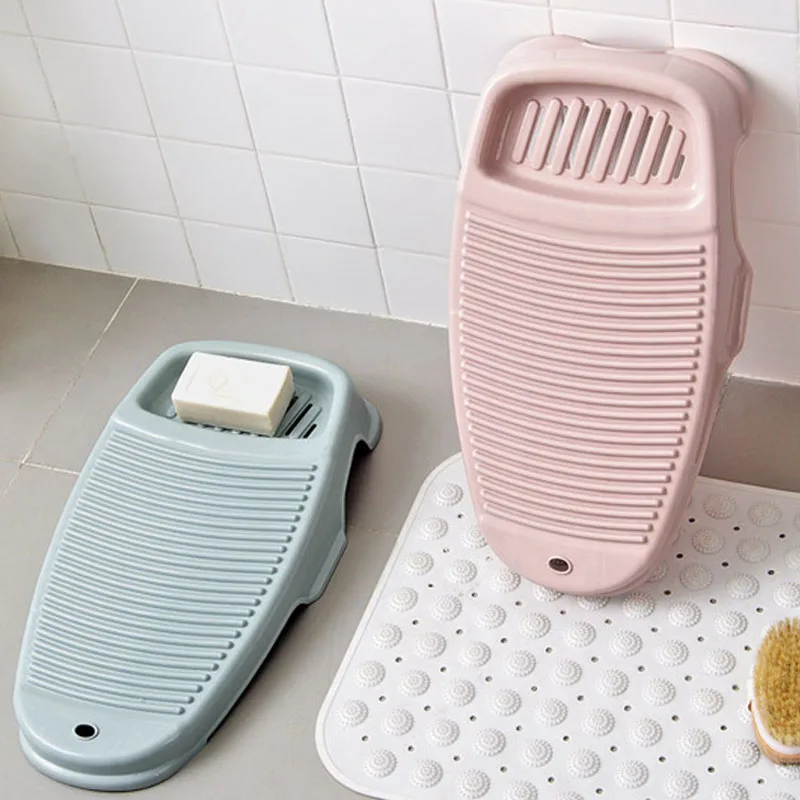 

Plastic Anti-skid Thicken Antislip Washboard Mini Clean Laundry Dormitory Home Board Washing Plate Clothes Cleaning for Laundry