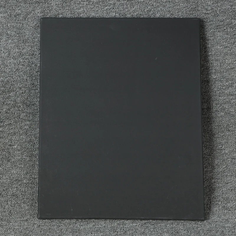 Деревянная квадратная черная пустая холщовая рамка Настенная подвесная сделай