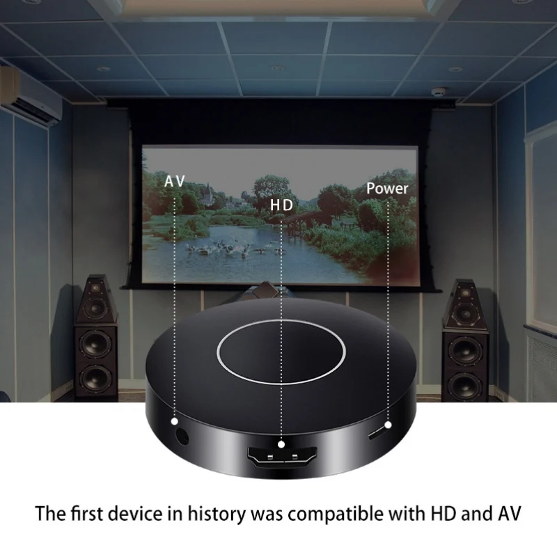 1080P беспроводной экран плеер WiFi дисплей ТВ ключ приемник HD TV Stick Airplay медиастример