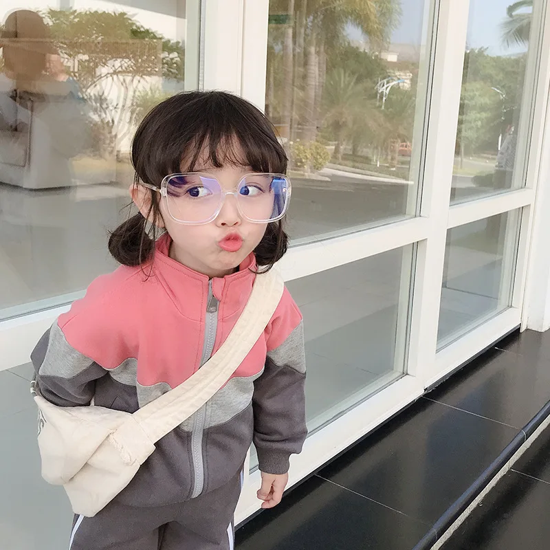 Детский спортивный костюм из двух предметов хлопковая школьная форма для