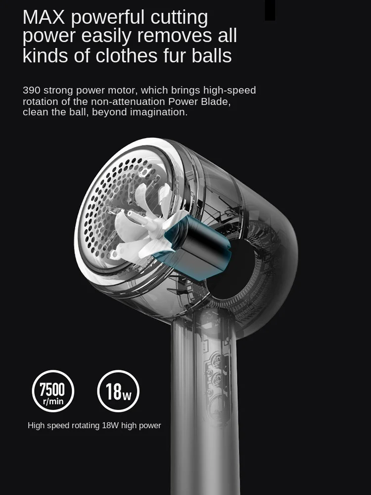 

TT Shaving Clothes Trimmer Household Ball Scraping and Sucking Burr Removing Ball Artifact Does Not Hurt Clothes Shaving