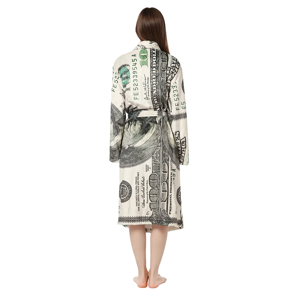 

New Summer 100% Silk Solid Pagoda Sleeve Long Women's Night Dress Robe G221MS001XM