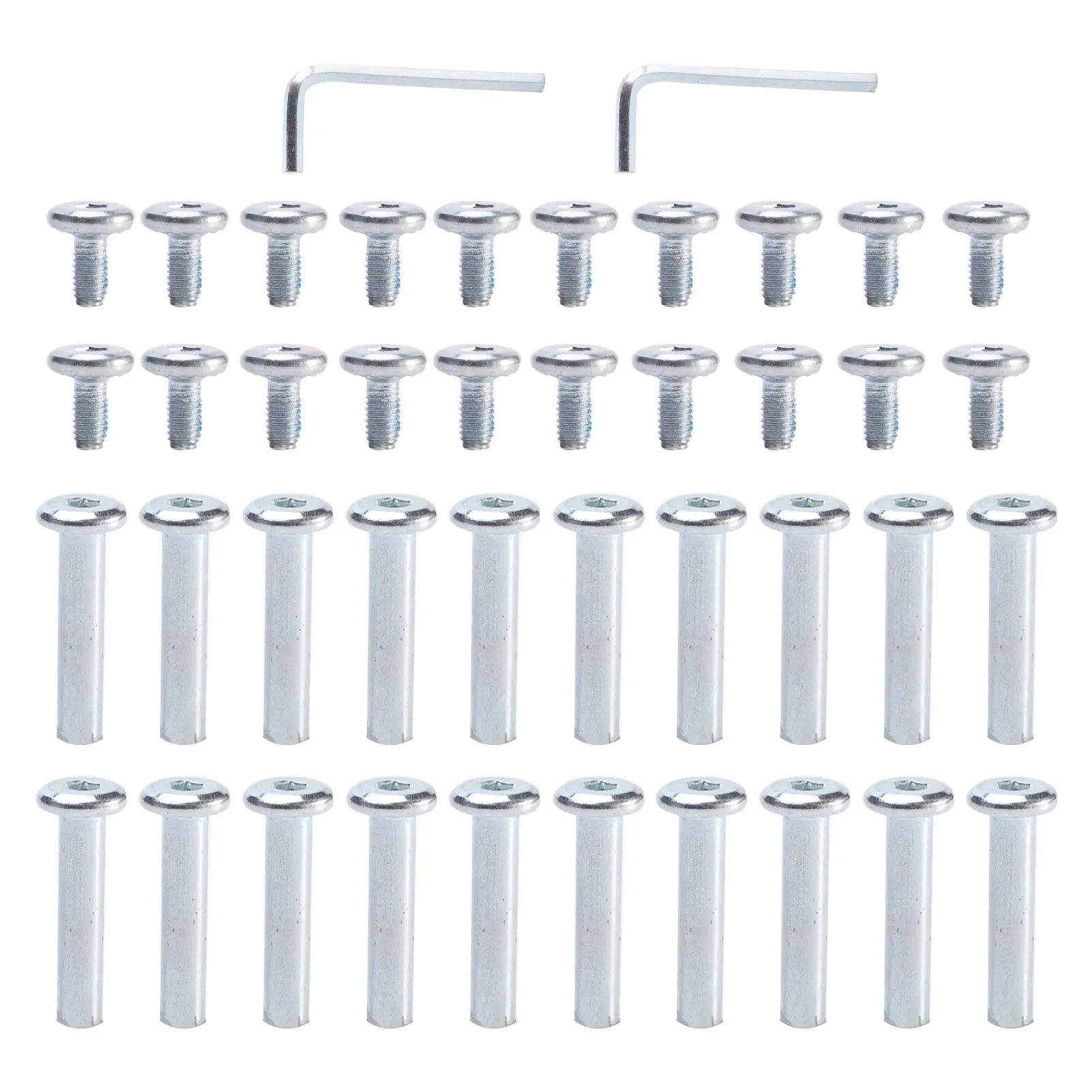 

20sets Easy Install Skating Screw Hardware With Installation Tool Inline Wheel Universal Outdoor Sports Socket Iron Galvanized