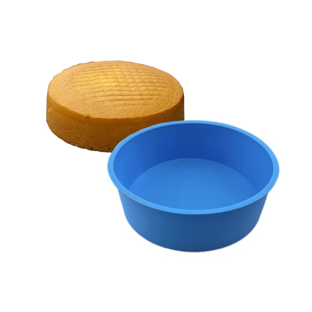 Силиконовая Круглая форма для кекса 4/6/8 дюйма антипригарная выпечки поднос | Дом