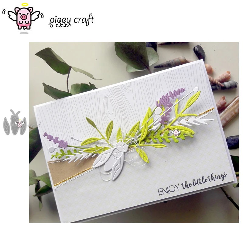 Металлические Вырубные штампы форма для вырезания Цикада украшение насекомых