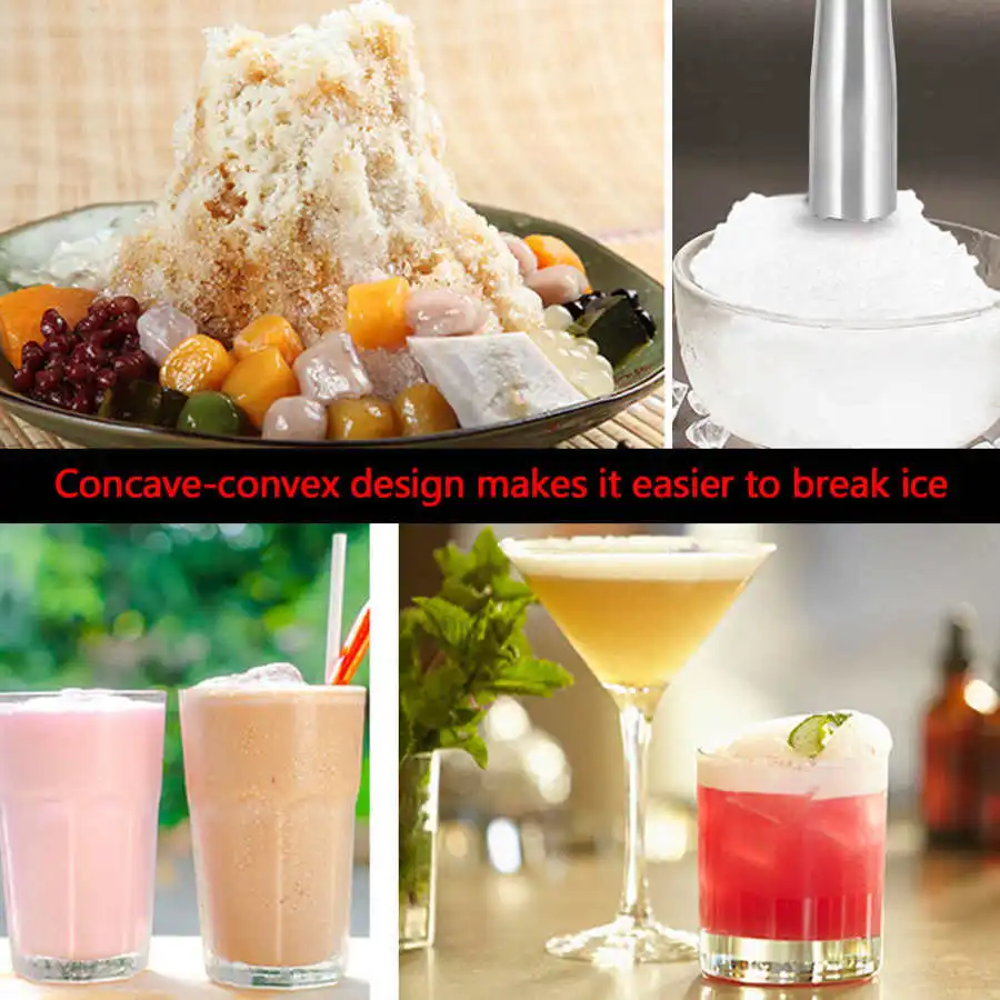 Дружественная Бытовая штанга из нержавеющей стали для измельчения льда