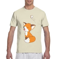 fox 3d print white t shirt gothic womenmen casual t shirt costume womenmen t shirt