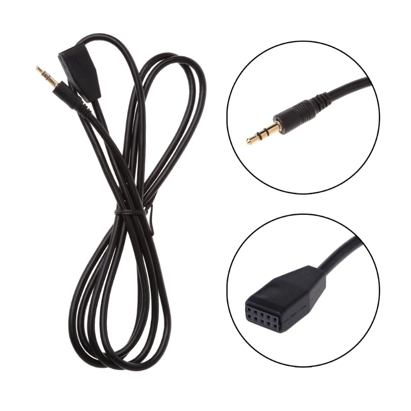 

3.5mm Car AUX Input Cable Male Jack Music Adapter for iphone E46