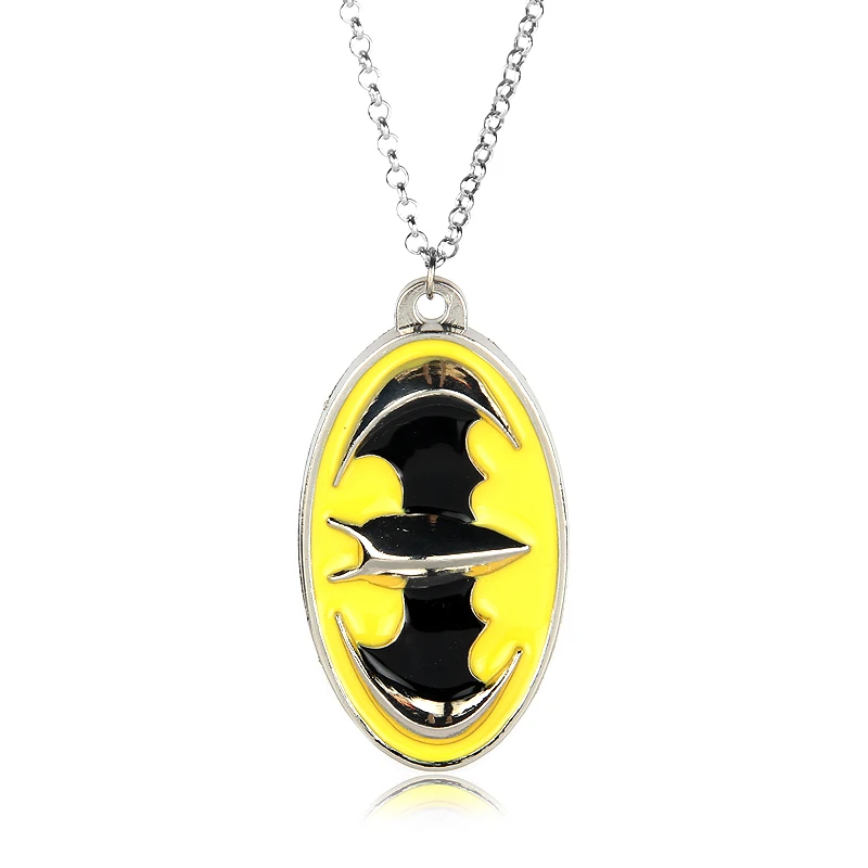 yellow DC Comics мститель Фильм Супермен брелок с Бэтменом брелок Porte clef брелок подарок для мужчин и женщин Сувенирный брелок для ключей - Цвет: yellow