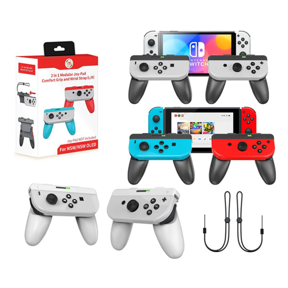 

2 Pcs NintendoSwitch Joy-con Handle Grip Joycon Stand Confortable Controller Holder for Nintendo Switch OLED Game Accessories