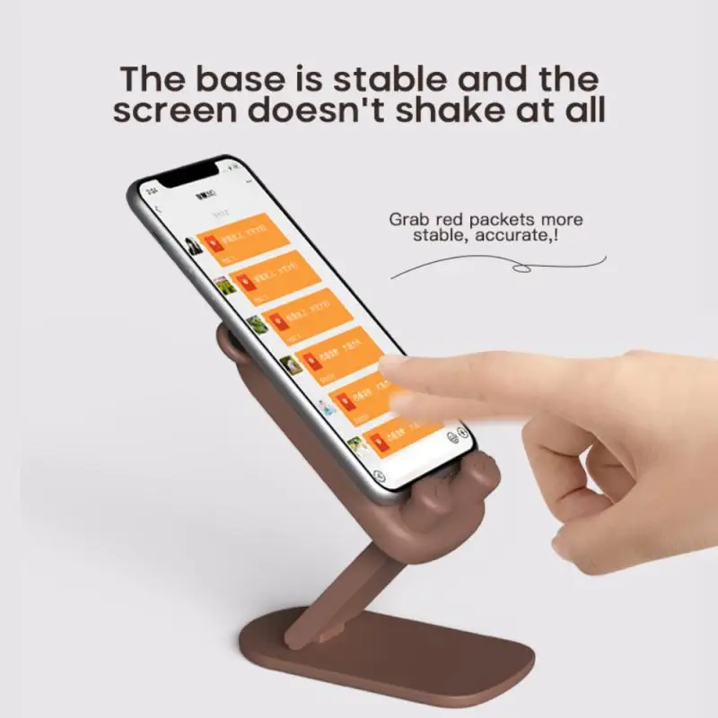 cartoon phone holder adjustable stand for iphone ipod ablet portable desk tablet phone stand desktop for nintendo switch free global shipping