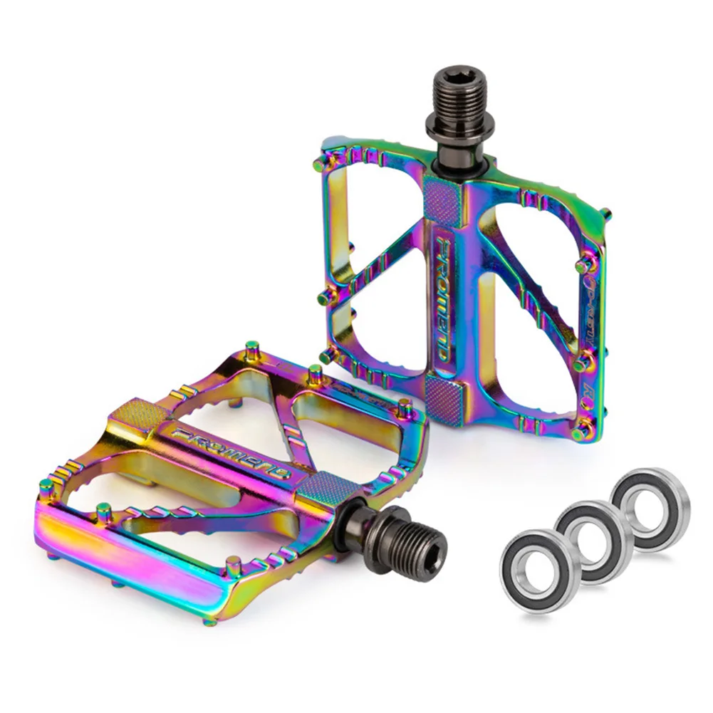 

1 Pair Pedals 14 Mm Cycling Bicycle Pedal Aluminum Alloy Colorful Skid Proof Road Bike MTB Universal