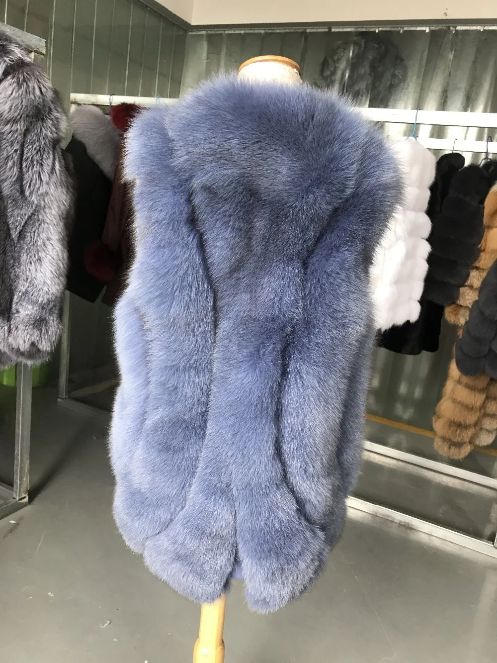 Tatyana furclub новые зимние куртки женские длинные жилеты из лисьего меха топы из натурального Лисьего меха модные уличные повседневные меховые жилеты