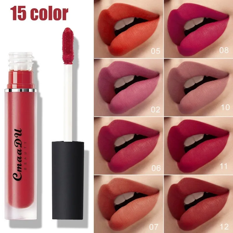Водостойкая матовая губная помада для макияжа губ блеск Женская Косметическая