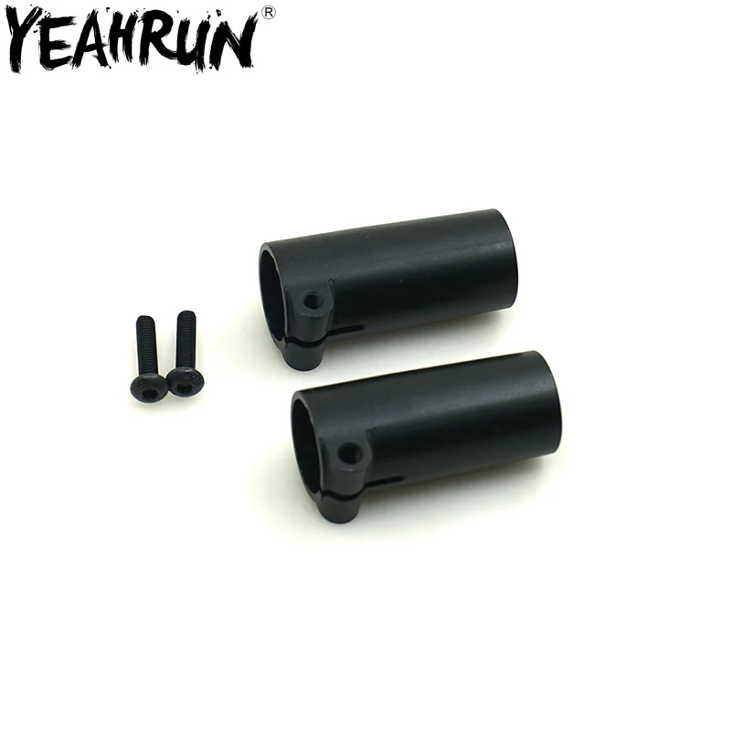 

YEAHRUN 2PCS Metal Rear Axle Shaft Adapter for 1/10 RC Crawler Axial SCX10-II AX90046 Parts