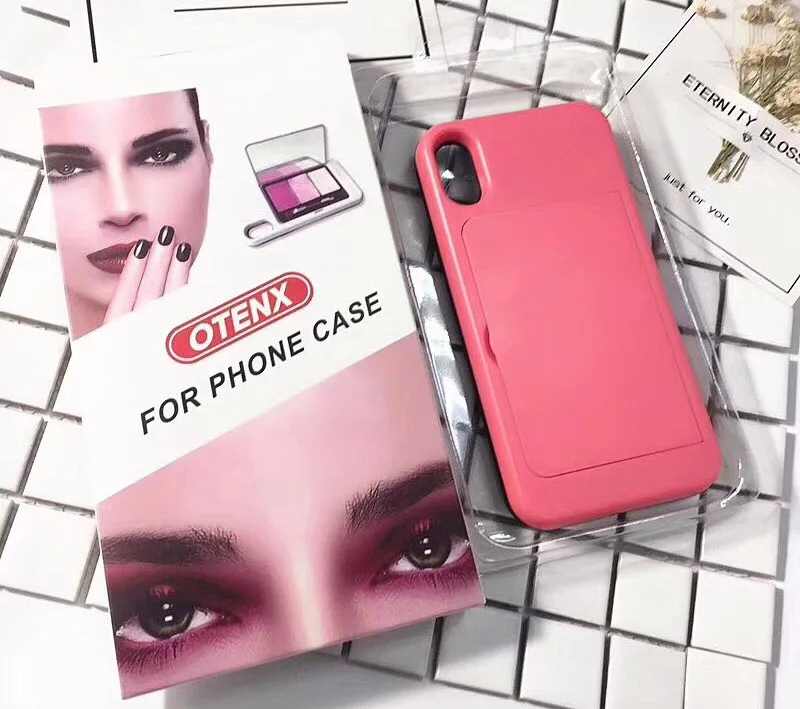 Роскошный зеркальный чехол для телефона iphone 8 7 6 Plus задняя крышка X XS Max XR с