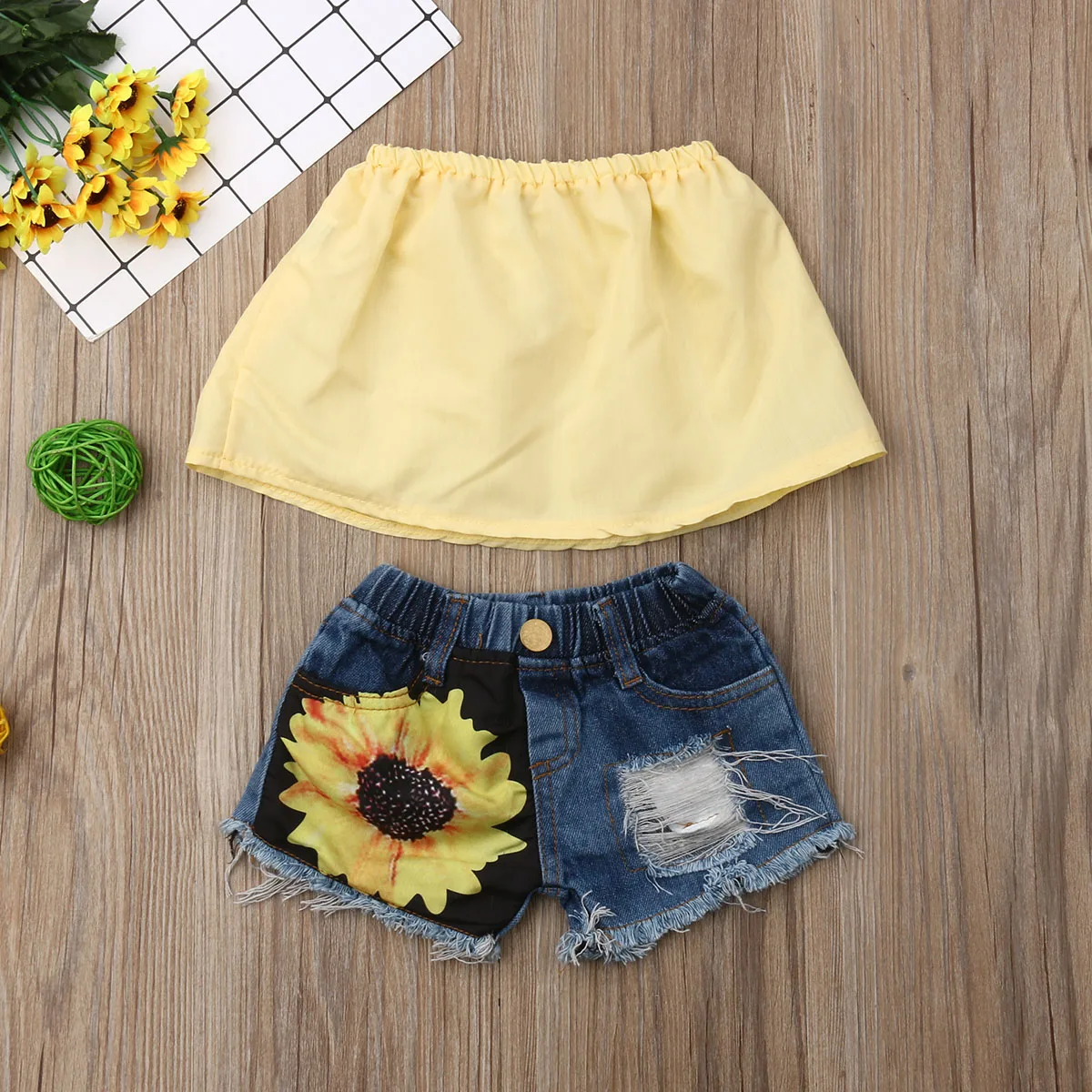 2 шт. джинсовые шорты для девочек 1-5 лет | Мать и ребенок