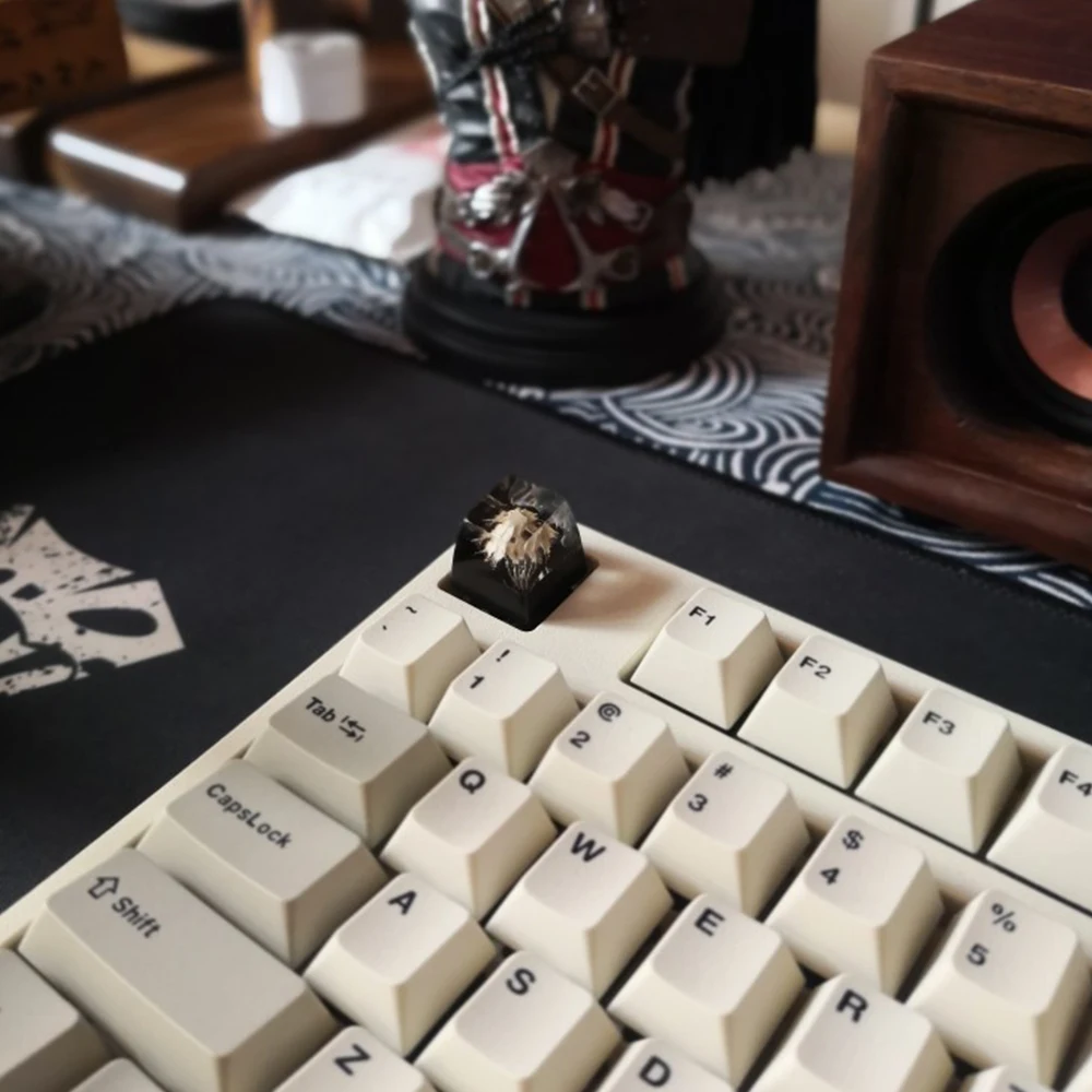 Каучуковая клавиатура без подсветки Fuji Mount Keycap Snow Mountain вулканический дизайн ESC