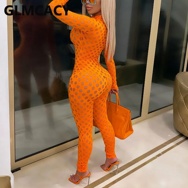 

Women Hollow Out See Through Jumpsuit - NO PANTIES