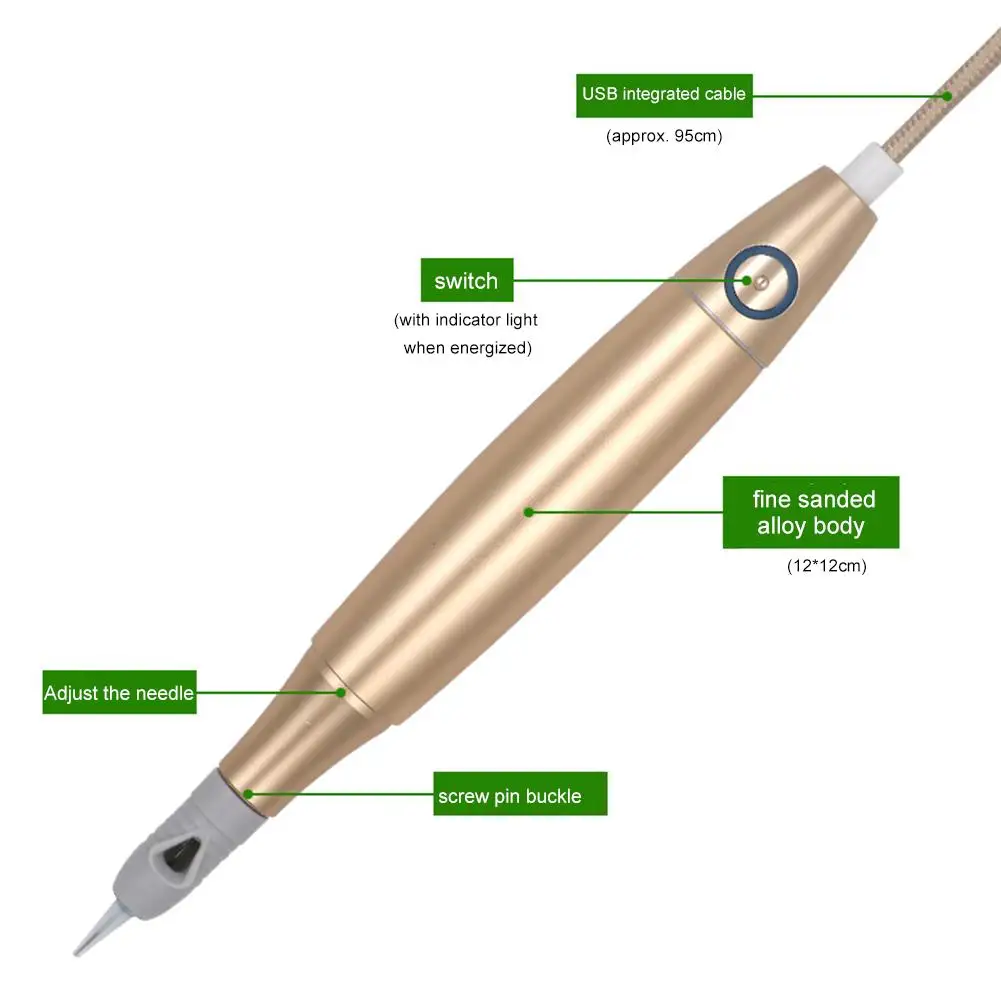 Полный сенсорный экран полуперманентный макияж машина бровей вышивка цифр