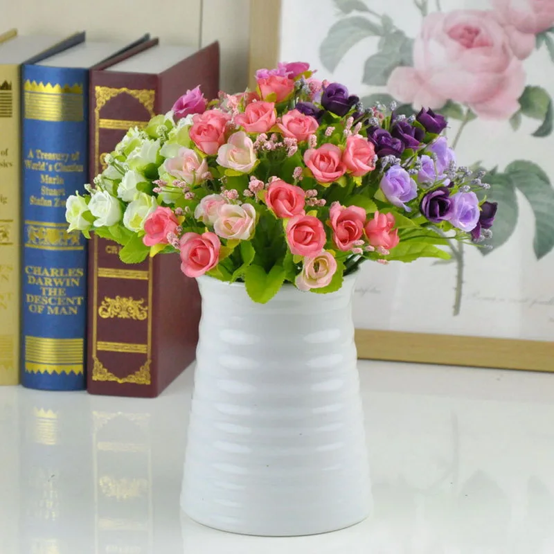 5 видов цветов искусственный цветок букет со звездой свадебное украшение ручной