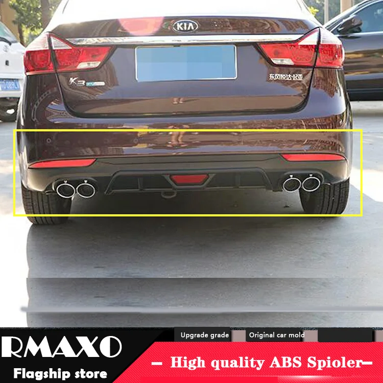Для Kia Forte Body kit спойлер 2016 2018 для K3 ABS задний передний бампер диффузор защитные