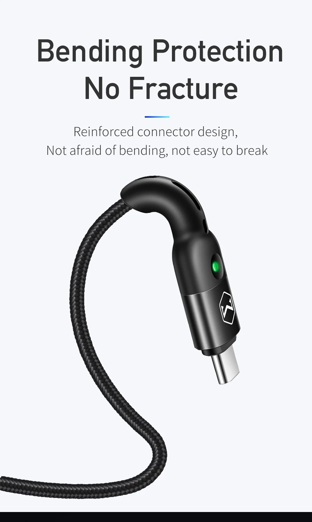 Mcdodo 1,8 м пружинный удлинитель стационарный usb type-C кабель для samsung huawei P30 Pro Xiaomi Phone QC4.0 быстрое зарядное устройство USB кабель для передачи данных