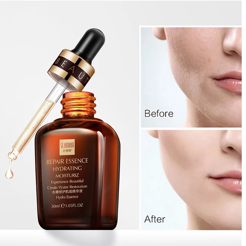 

Moisturizing Whitening Face Serum Hyaluronic Pre-Essence Anti-Aging Anti Wrinkle Facial Skin Care Korean Cosmetics Brown Bottle