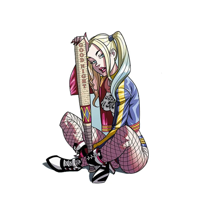 

Dawasaru Suicide Squad Harley Quinn Series Car Stickers for Notebook Skateboard Bicycle Car Motorcycle Waterproof Decal,13cm*9cm